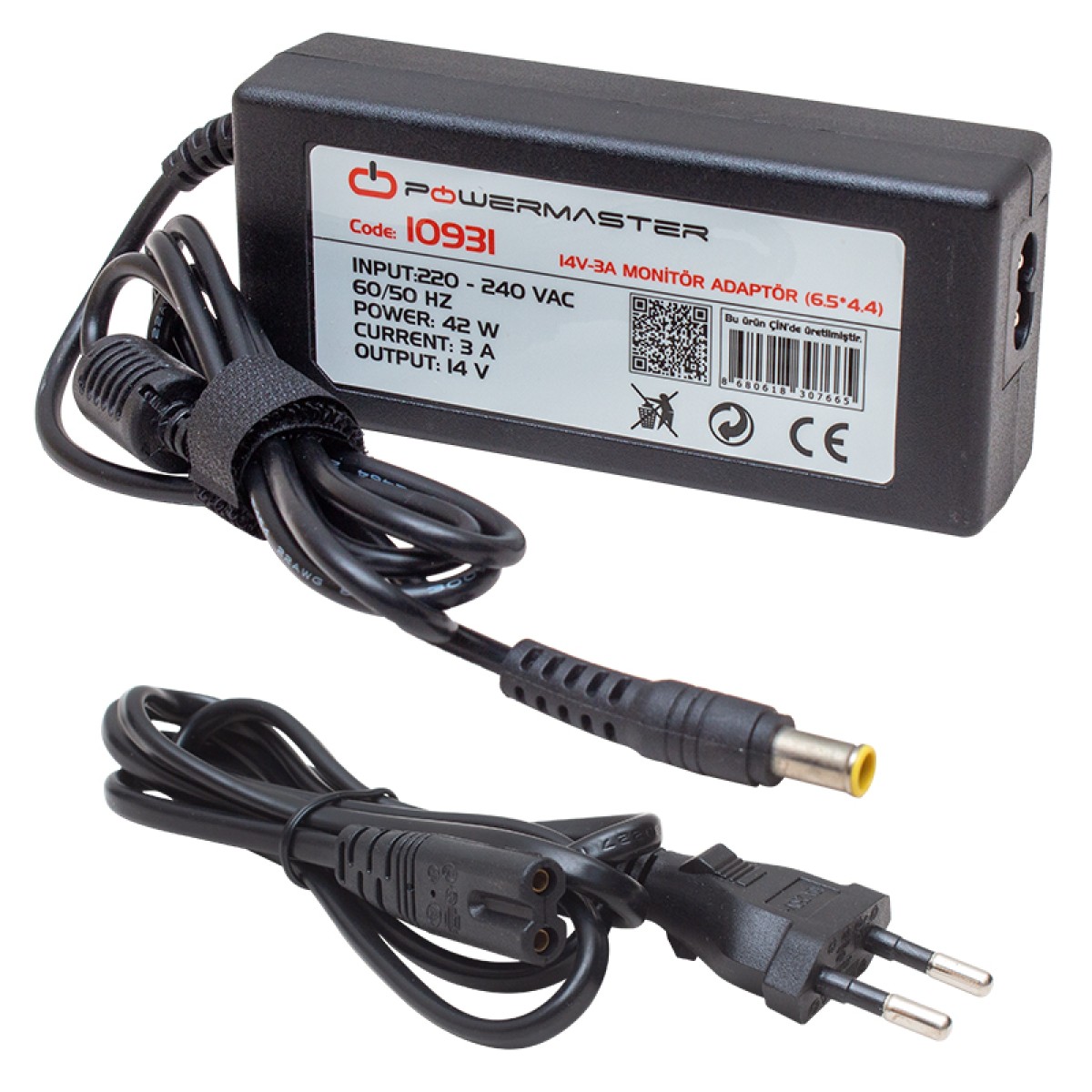 POWERMASTER & FULLY 14V-3A POWER SUPPLY