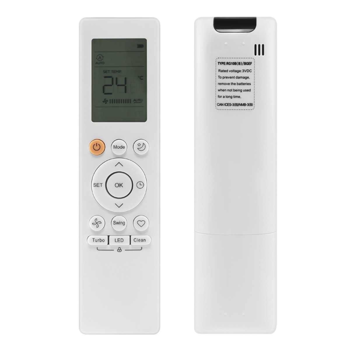 INVENTOR - MIDEA A/C Remote Control