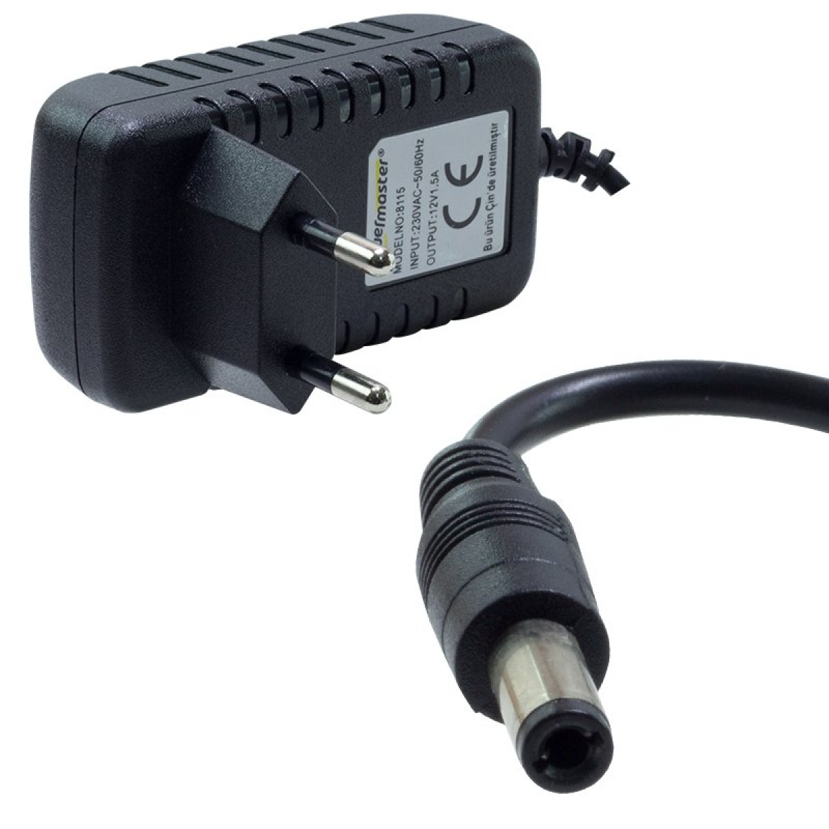 POWER SUPPLY 12V 1.5A DC ADAPTER