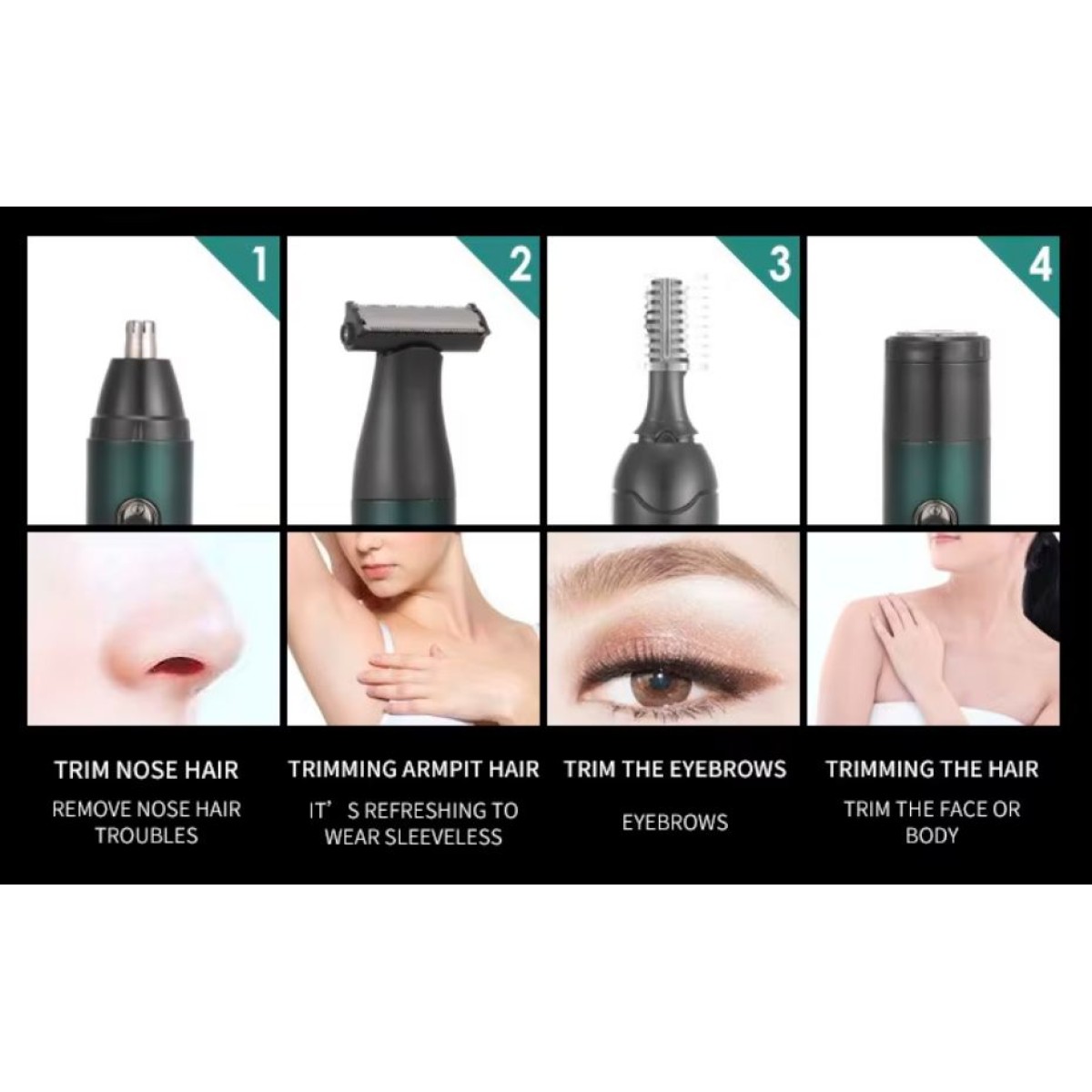ELECTRIC SHAVER SET 4 IN 1