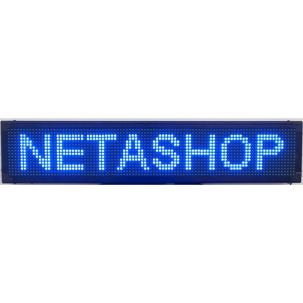 ΔΙΑΦΗΜΗΣΤΙΚΗ ΠΙΝΑΚΙΔΑ LED 96x16 ΜΠΛΕ