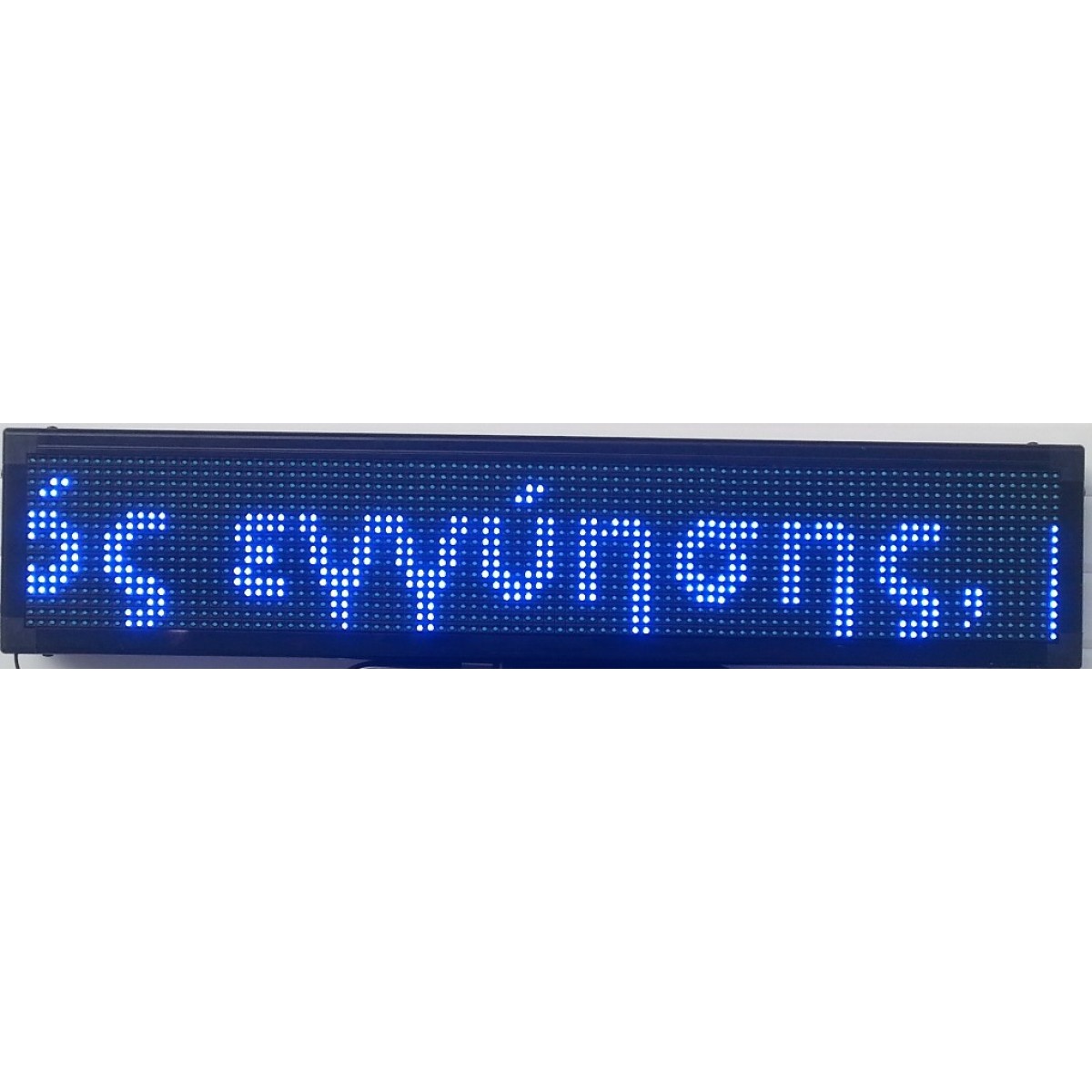 ΔΙΑΦΗΜΗΣΤΙΚΗ ΠΙΝΑΚΙΔΑ LED 96x16 ΜΠΛΕ