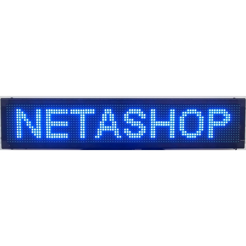 ΔΙΑΦΗΜΗΣΤΙΚΗ ΠΙΝΑΚΙΔΑ LED 96x16 ΜΠΛΕ