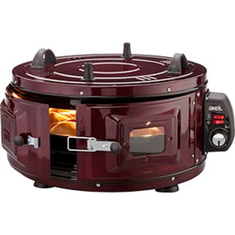 AKEL AF008 ROUND OVEN WITH THERMOSTAT