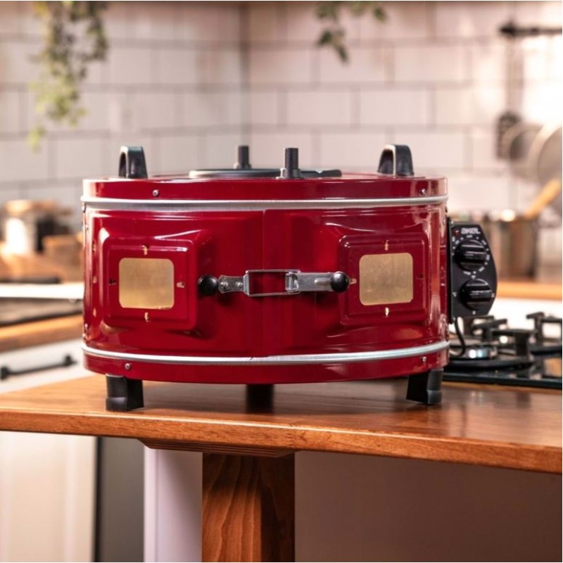 AKEL AF130L ROUND OVEN WITH THERMOSTAT & LIGHT