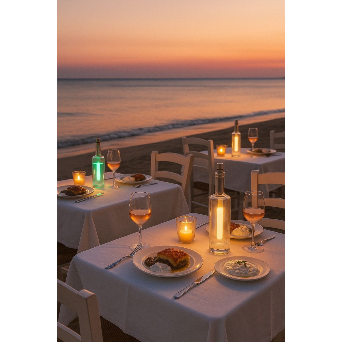 BOTTLELIGHT ATHENS Ρυθμιζόμενο Χρώμα Vivi-LED Φωτιστικό για Μπουκάλια