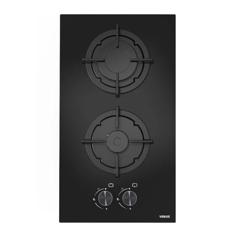 VENUS C3-20BF BLACK GLASS DOMINO BUILT-IN COOKER