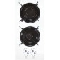 KUMTEL C3-20F WHITE GLASS DOMINO BUILT-IN COOKER