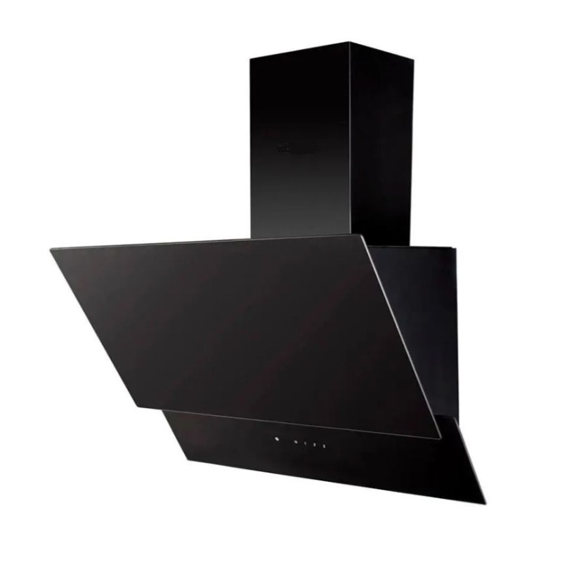LUXELL DA6-835 CHIMNEY HOOD 60CM BLACK GLASS