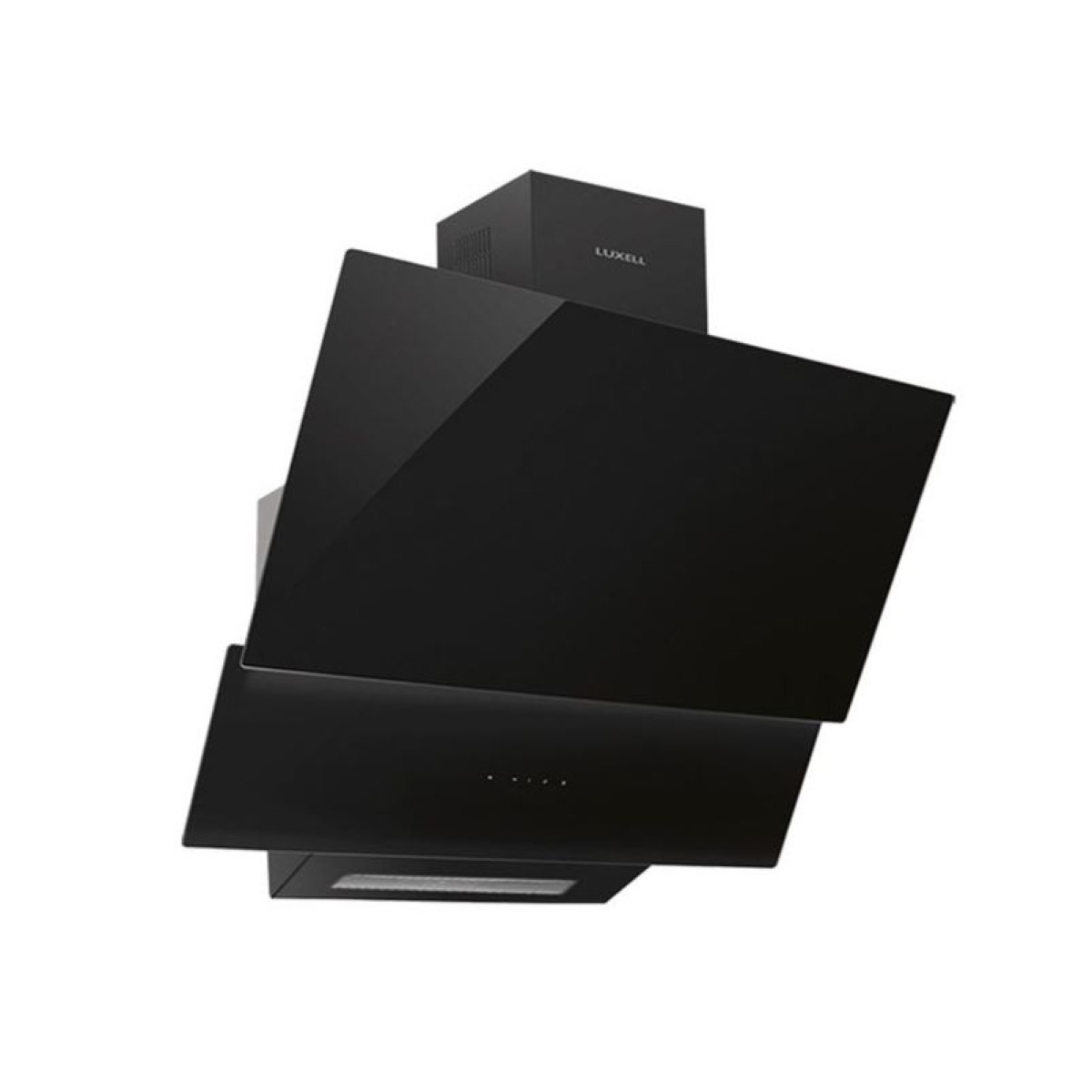 LUXELL DA6-835 CHIMNEY HOOD 60CM BLACK GLASS