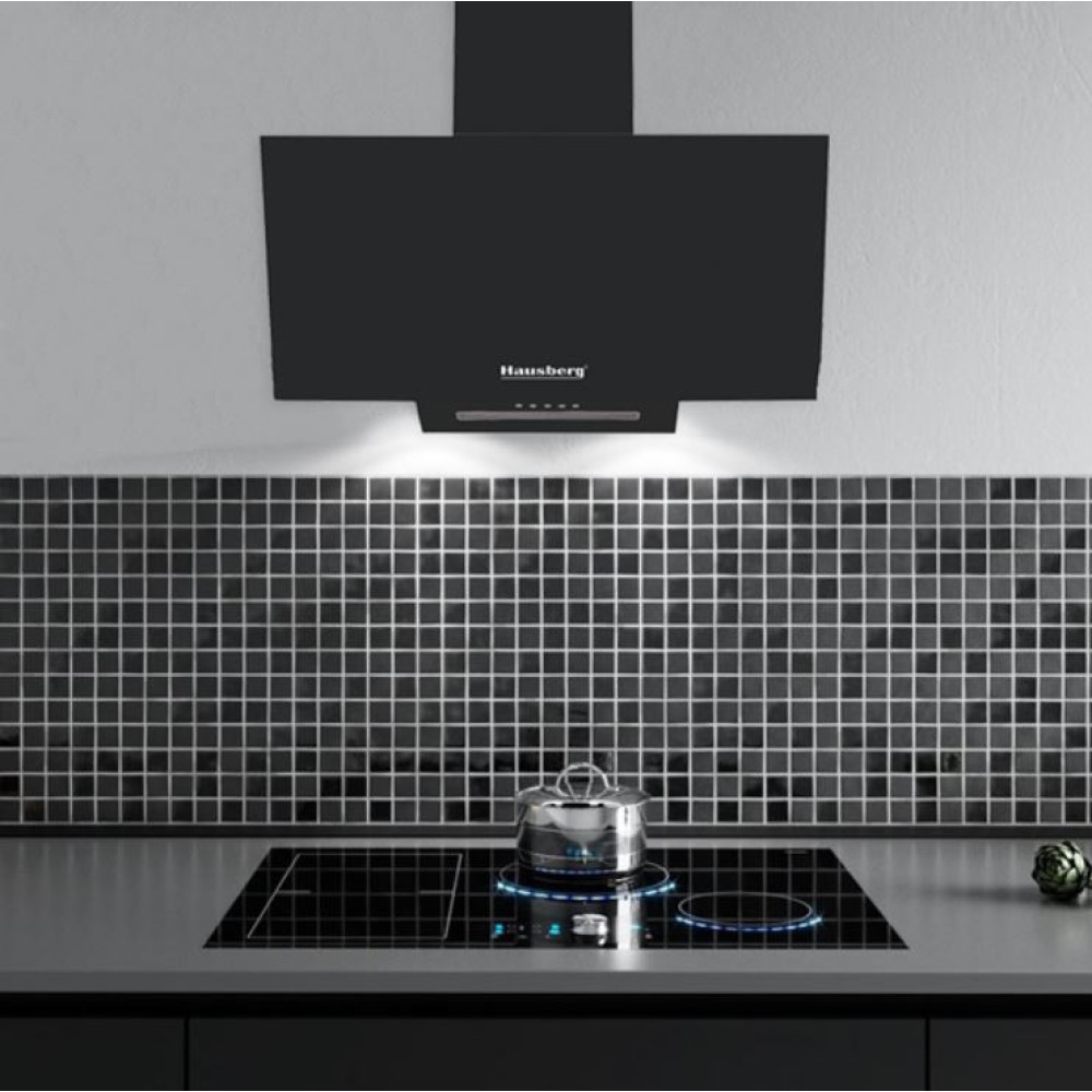 HAUSBERG HB-1510NG CHIMNEY HOOD 60CM BLACK