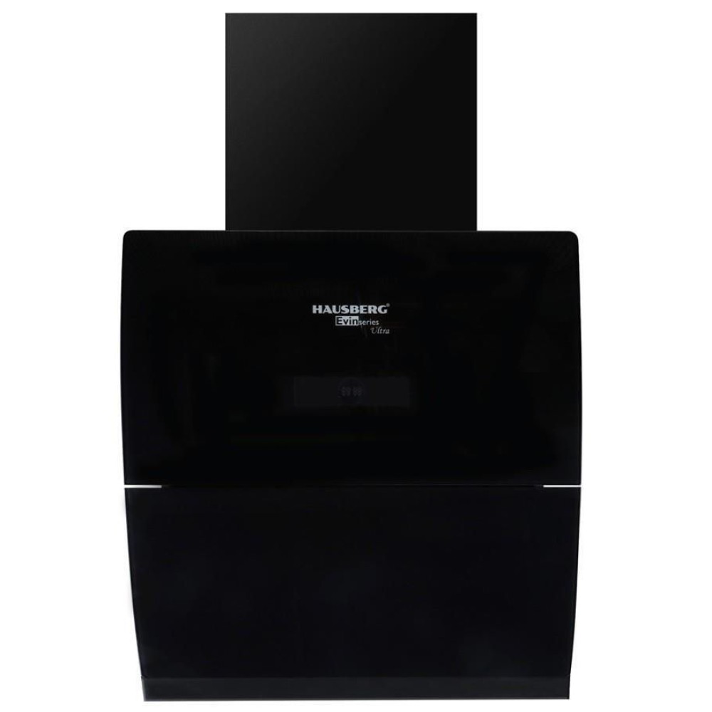 HAUSBERG HB-1845NG CHIMNEY HOOD 60CM BLACK WITH HAND SENSOR
