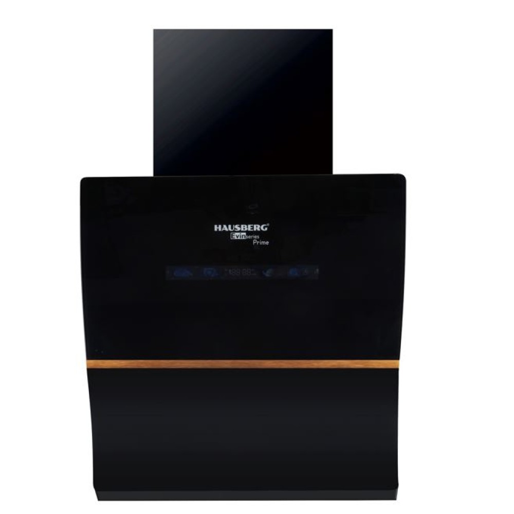 HAUSBERG HB-1850NG CHIMNEY HOOD 60CM BLACK WITH HAND SENSOR