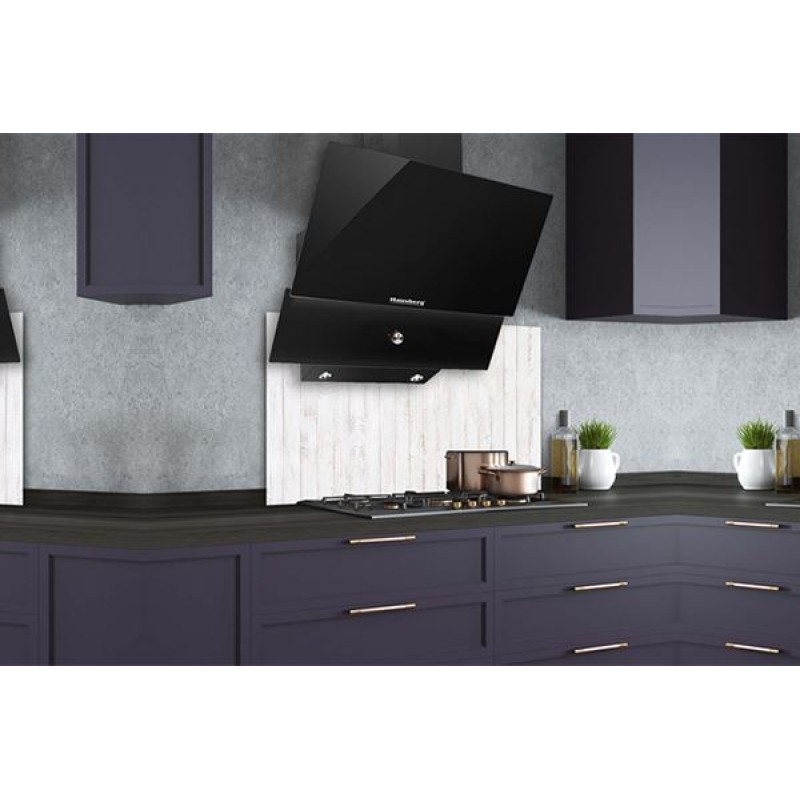HAUSBERG HB-2285NG CHIMNEY HOOD 60CM BLACK