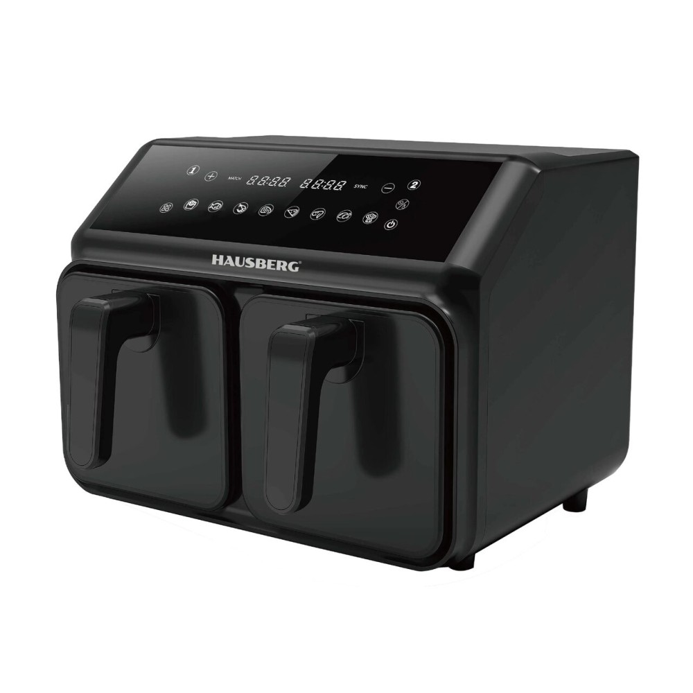 HAUSBERG HB-2375 TWIN DIGIITAL AIR FRYER 8 LT