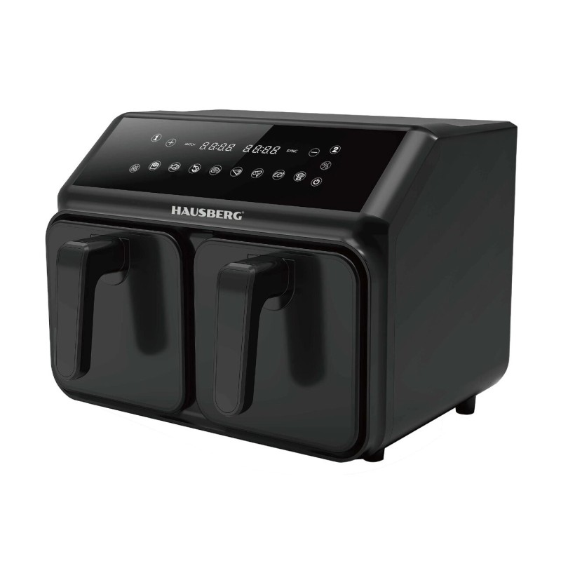 HAUSBERG HB-2375 TWIN DIGIITAL AIR FRYER 8 LT