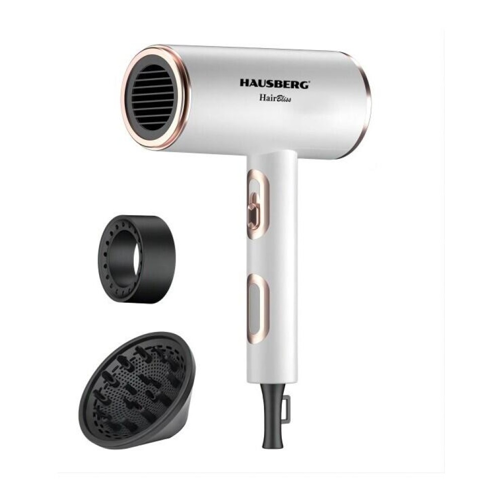 HAUSBERG HB-263AB ΣΕΣΟΥΑΡ ΜΑΛΛΙΩΝ 2200W ΛΕΥΚΟ