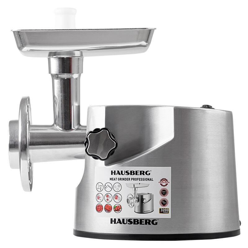 HAUSBERG HB-3445 ALUMINIUM BODY MEAT MINCER 3200W