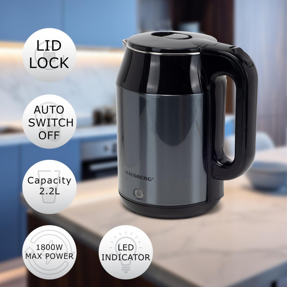 HAUSBERG HB-3623BL KETTLE 1800W / 2.2L