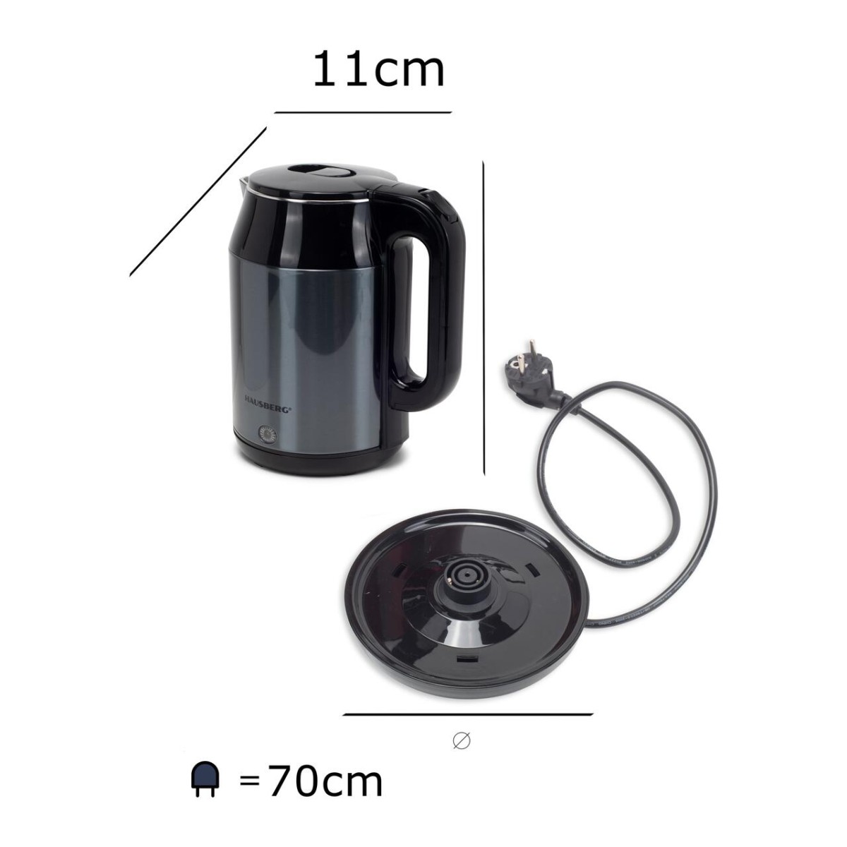 HAUSBERG HB-3623BL KETTLE 1800W / 2.2L