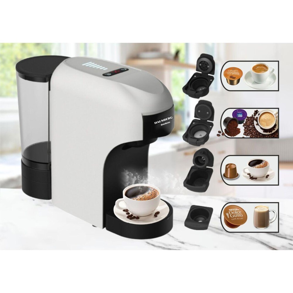 HAUSBERG HB-3735AB 4 IN 1 MULTI-CAPSULE ESPRESSOR