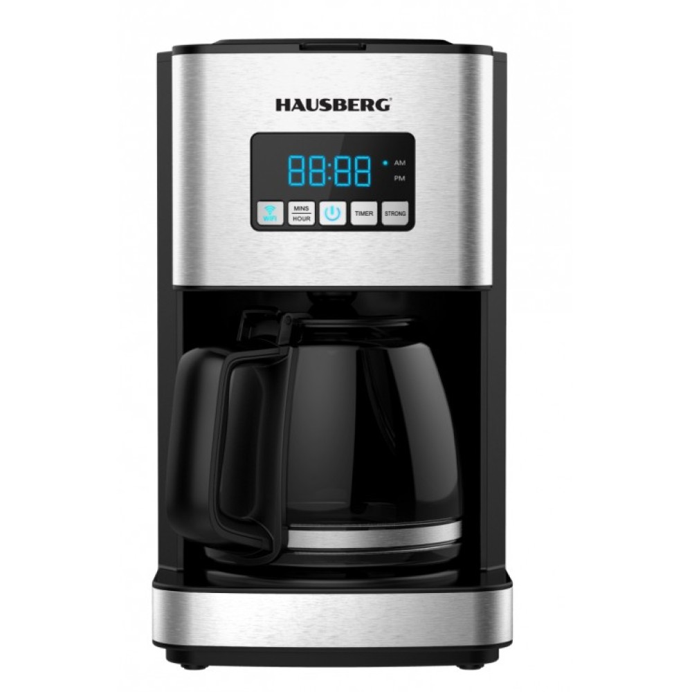 HAUSBERG HB-3755 Smart Προγραμματιζόμενη Καφετιέρα Φίλτρου Με WiFi