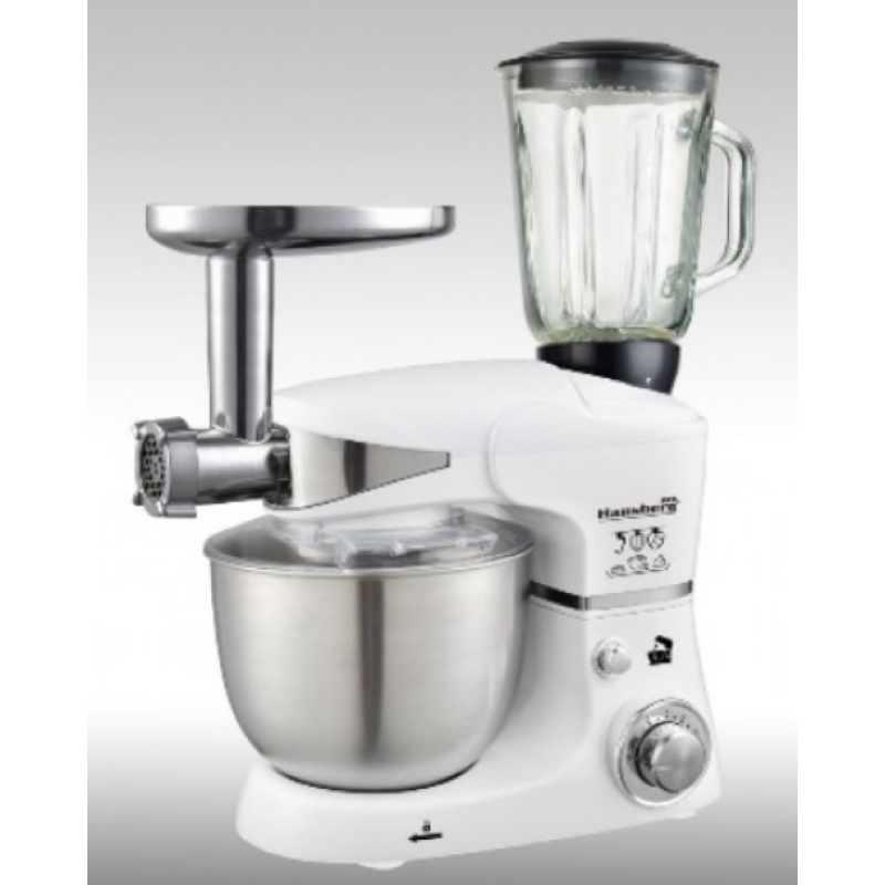 HAUSBERG HB-7605AB 1000W 3-σε-1 Επεξεργαστής Τροφίμων (Μίξερ / Μπλέντερ / Κρεατομηχανή)