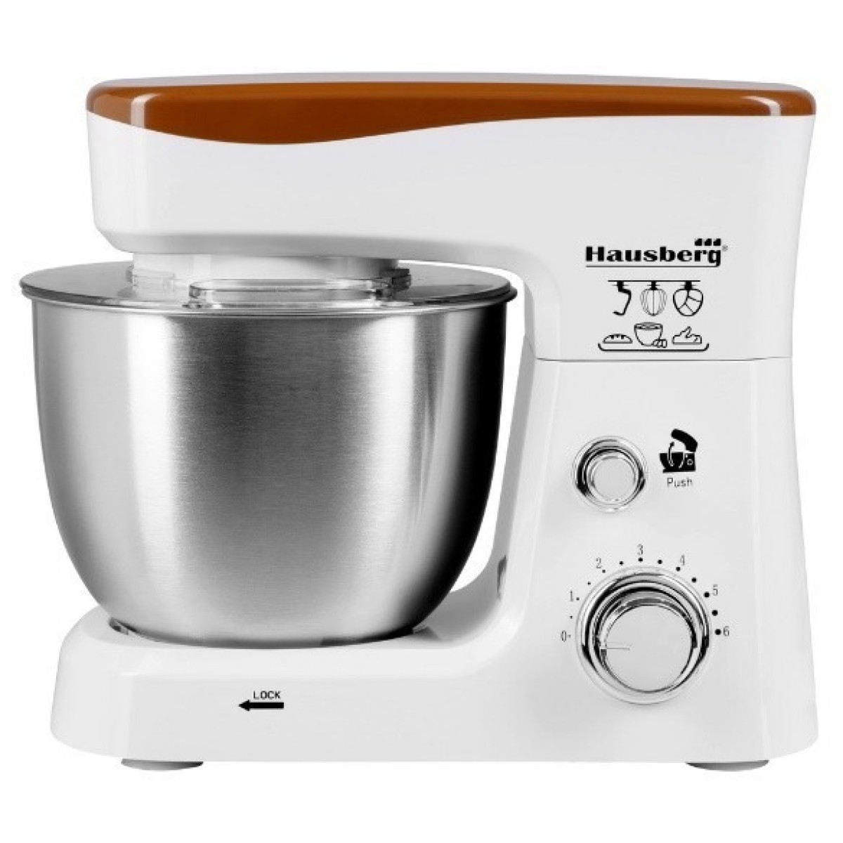 HAUSBERG HB-7625AB 700W Κουζινομηχανή - Μίξερ