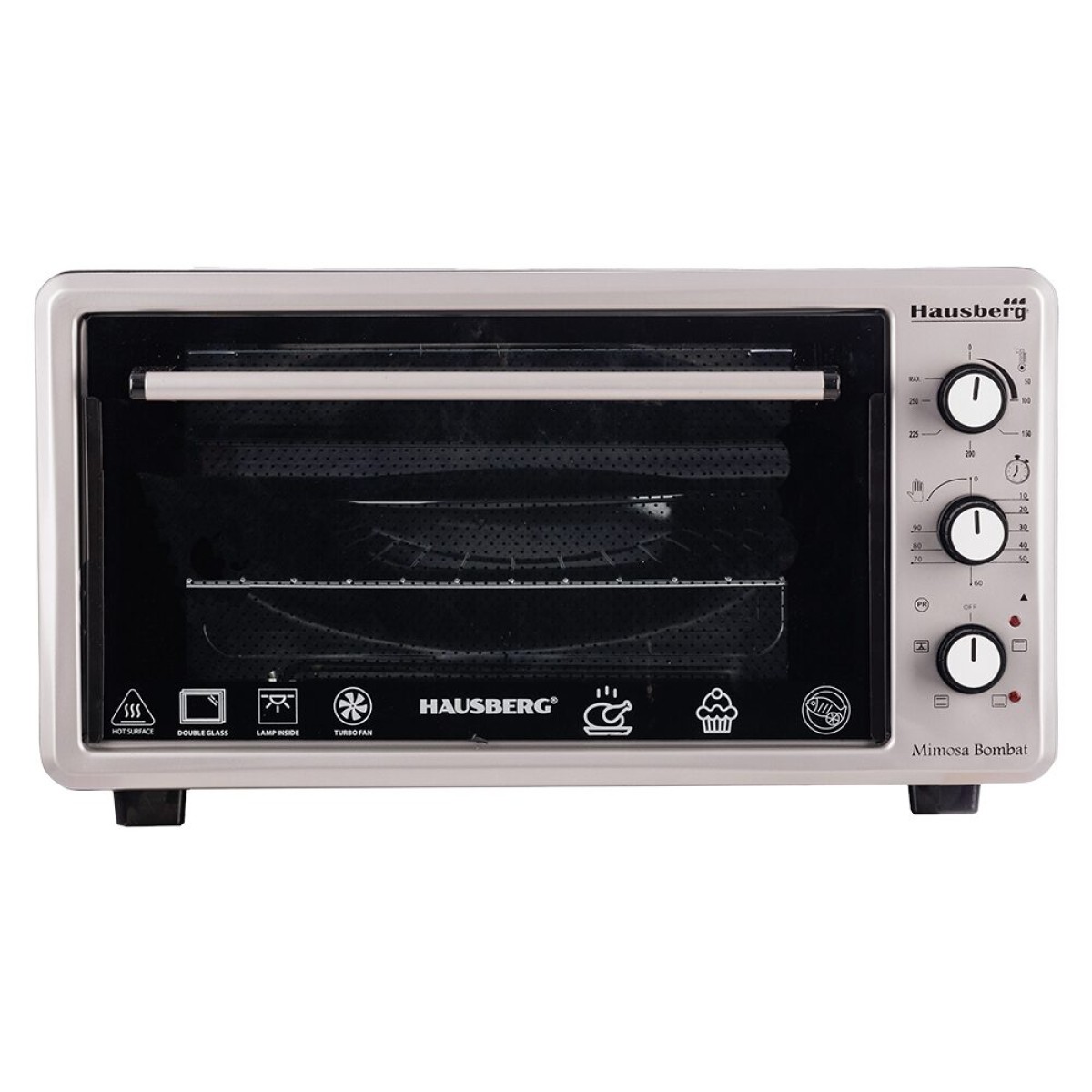 HAUSBERG HB-8015 TURBO FAN 48LT. OVEN