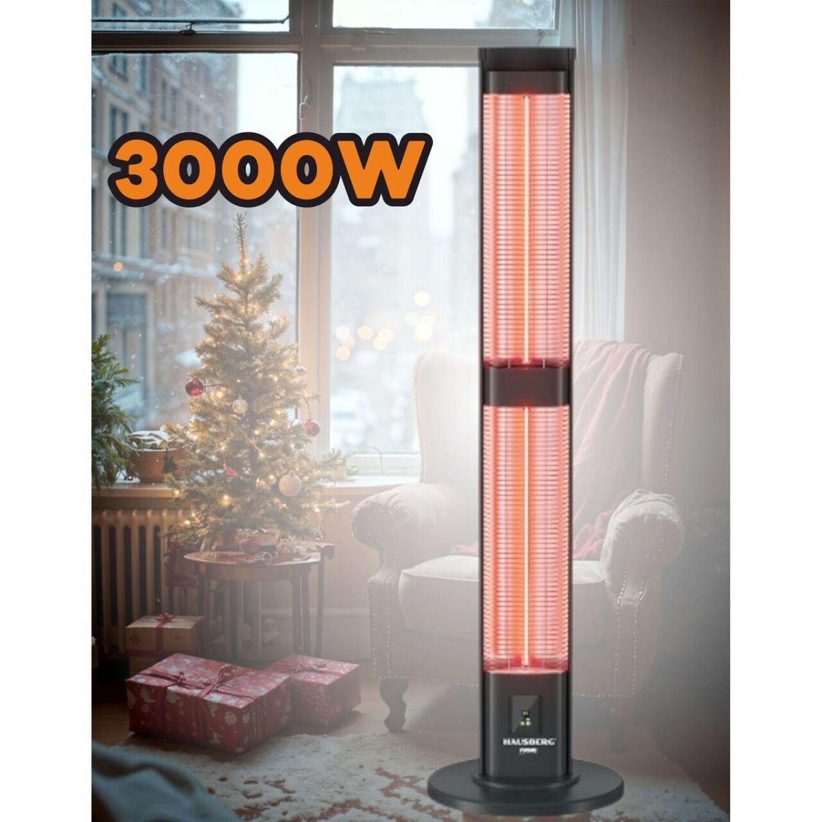 HAUSBERG HB-8570NG CARBON INFRARED HEATER