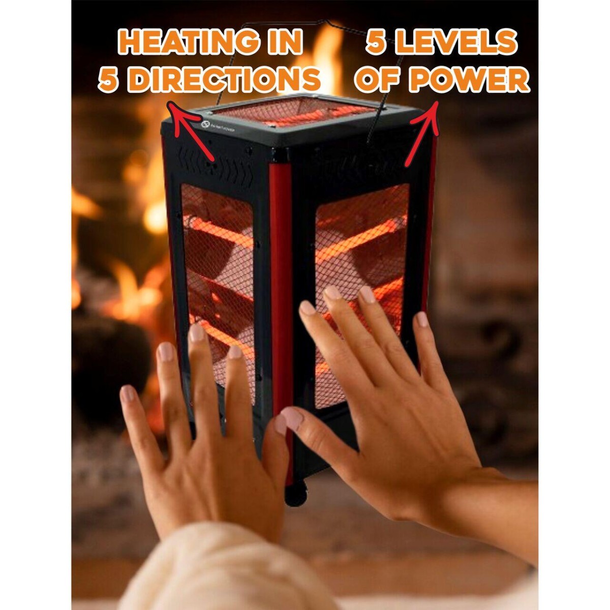 HAUSBERG HB-8802NG QUARTZ HEATER 2200W
