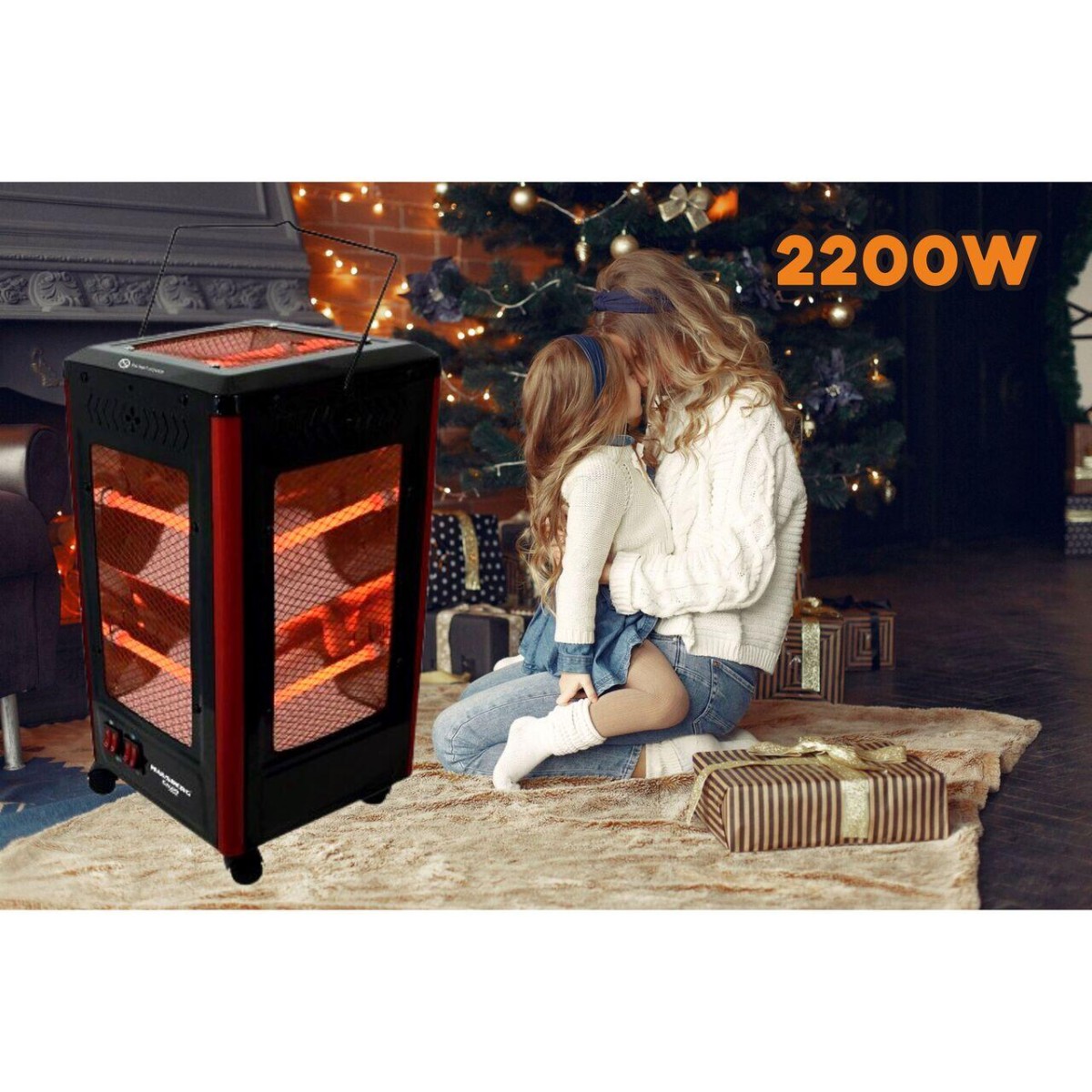 HAUSBERG HB-8802NG QUARTZ HEATER 2200W