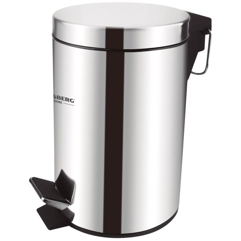 HAUSBERG HB-H1050 Κάδος Απορριμμάτων INOX με Πεντάλ 3L