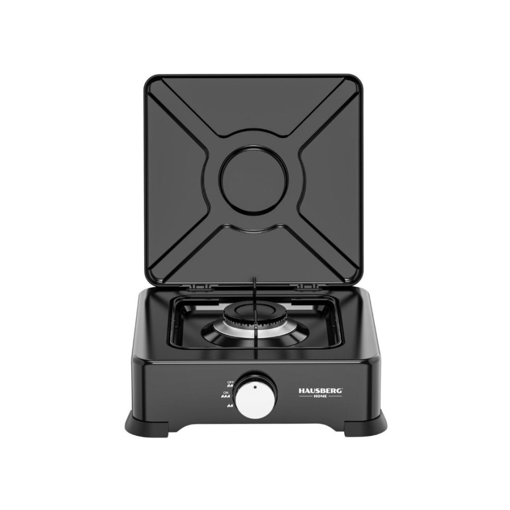 HAUSBERG HB-H401NG Εστία Υγραερίου Με 1 Μάτι BLACK