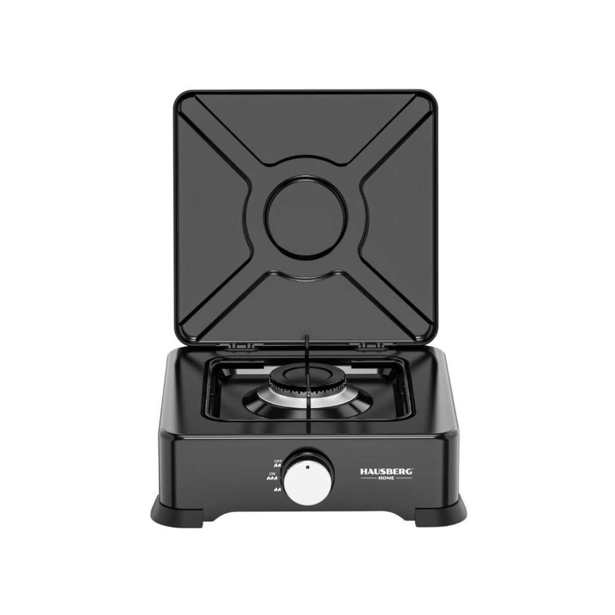 HAUSBERG HB-H401NG Εστία Υγραερίου Με 1 Μάτι BLACK