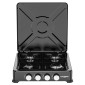 HAUSBERG HB-H 404 BLACK 4 BURNER GAS COOKER