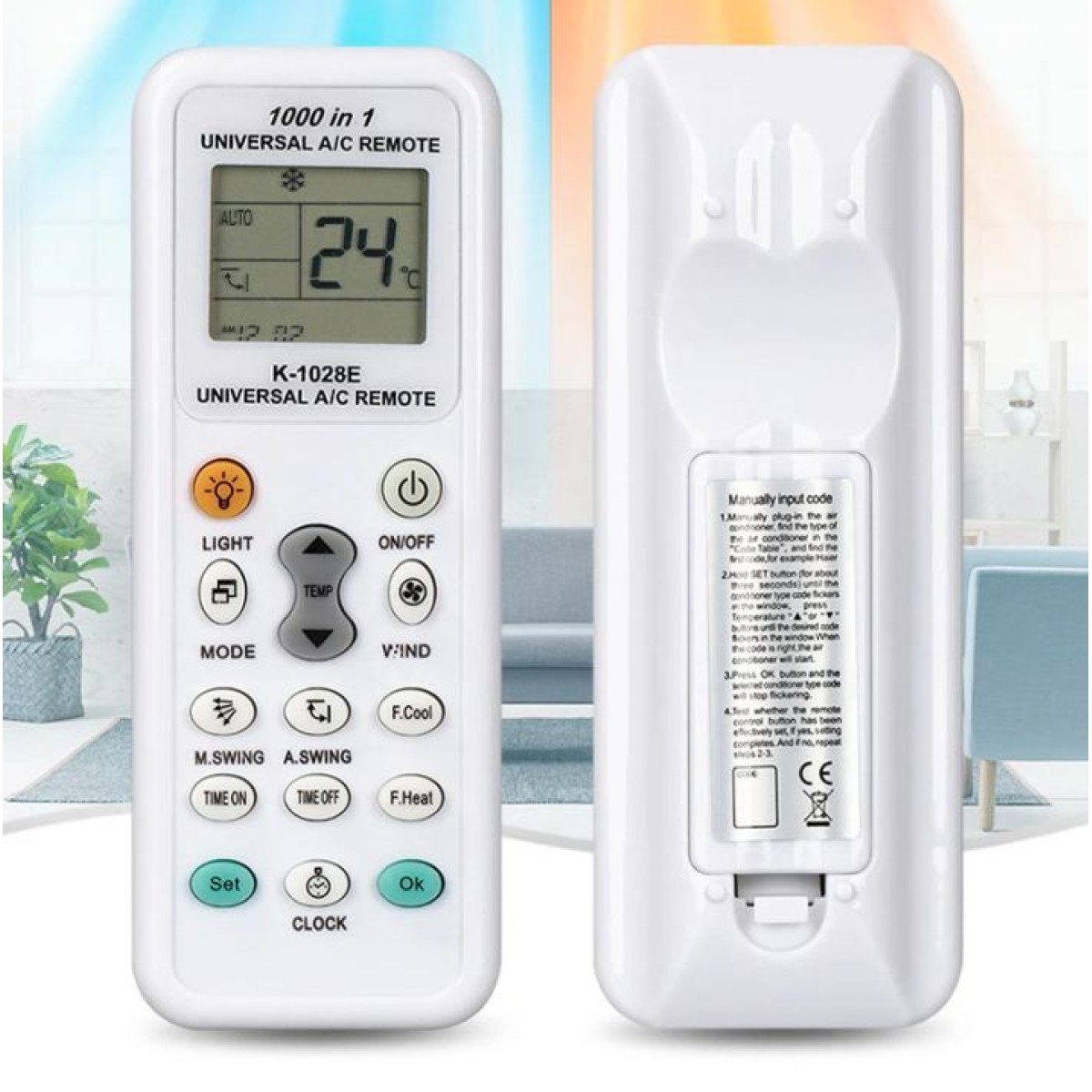 UNIVERSAL REMOTE CONTROL FOR AIR CONDITION K-1028E