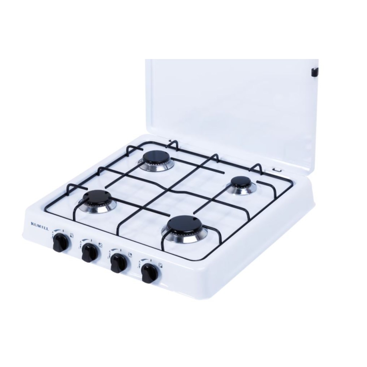KUMTEL KO-104 WHITE 4 BURNER GAS COOKER