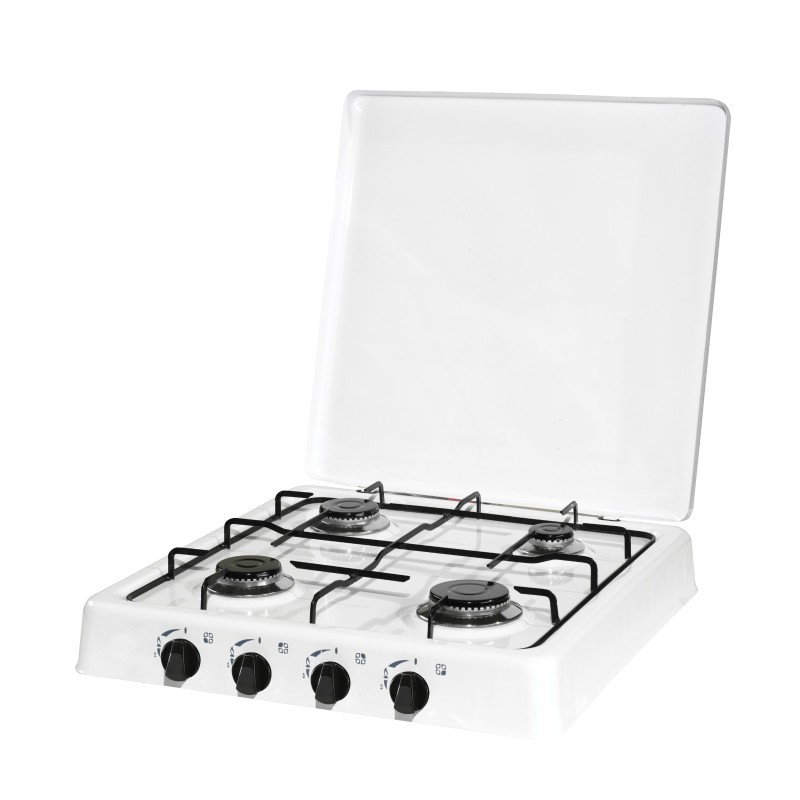 KUMTEL KO-104 WHITE 4 BURNER GAS COOKER