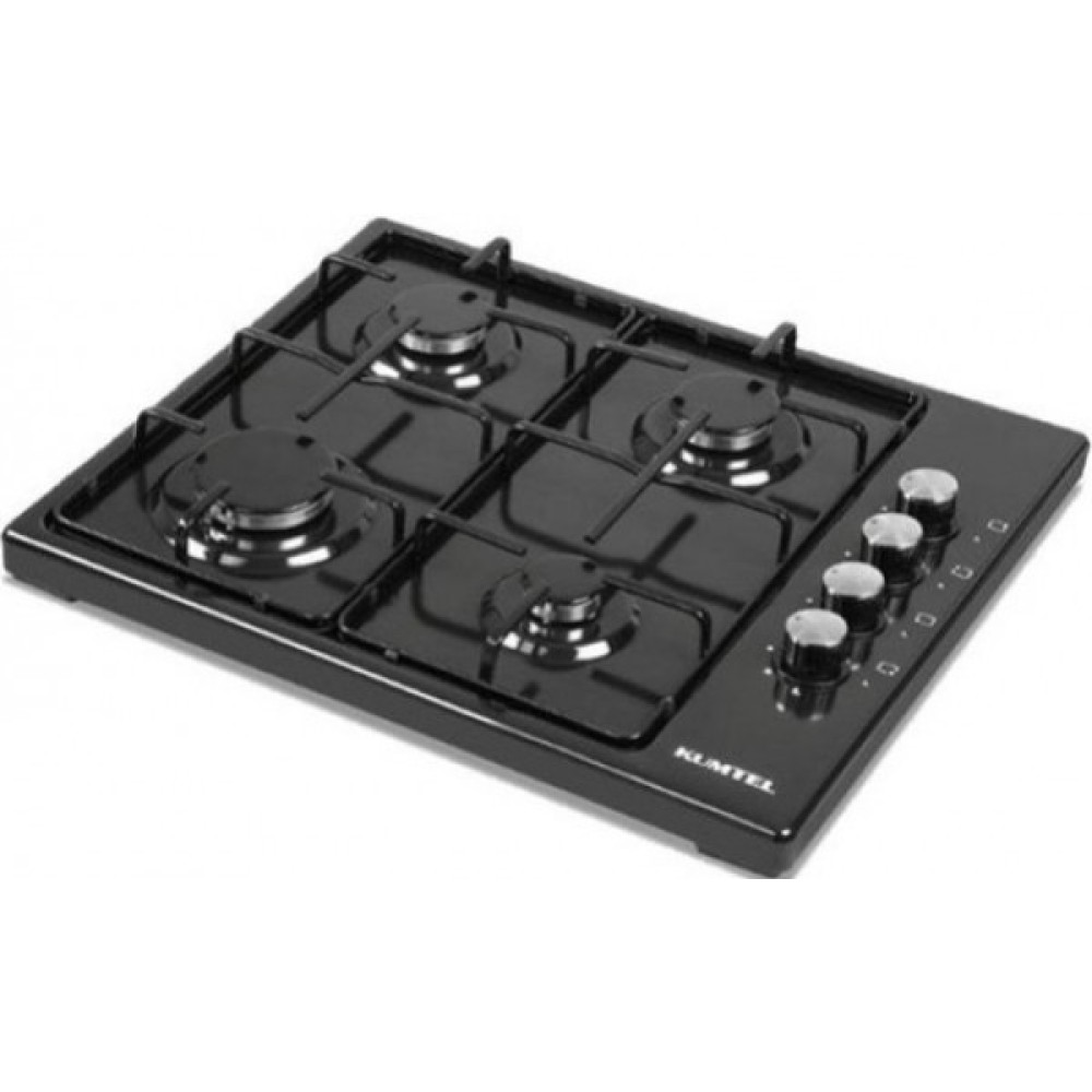 KUMTEL KO-420F 4GAS BLACK ENAMEL COOKER