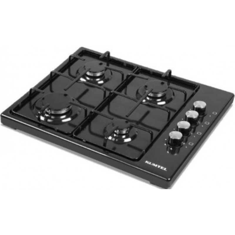KUMTEL KO-420F 4GAS BLACK ENAMEL COOKER