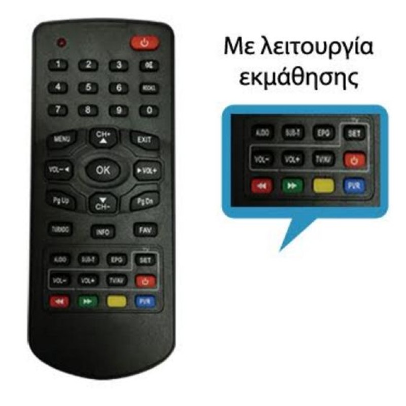 DVB-T REMOTE CONTROL LOR157 LEARN