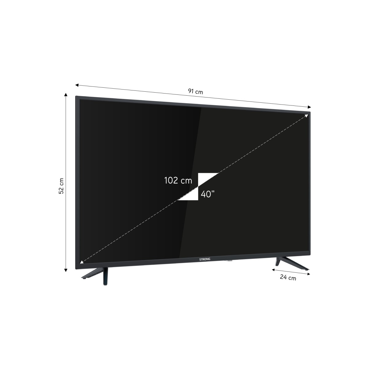 STRONG ML40EW4000 ANDROID WHALE SMART LED TV