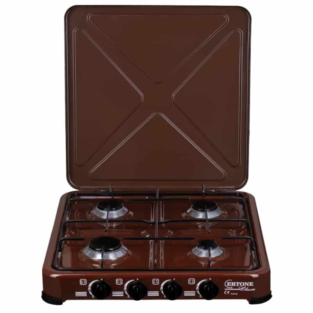 ERTONE ERT-MN-209MR BROWN 4 GAS COOKER