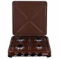ERTONE ERT-MN-209MR BROWN 4 GAS COOKER
