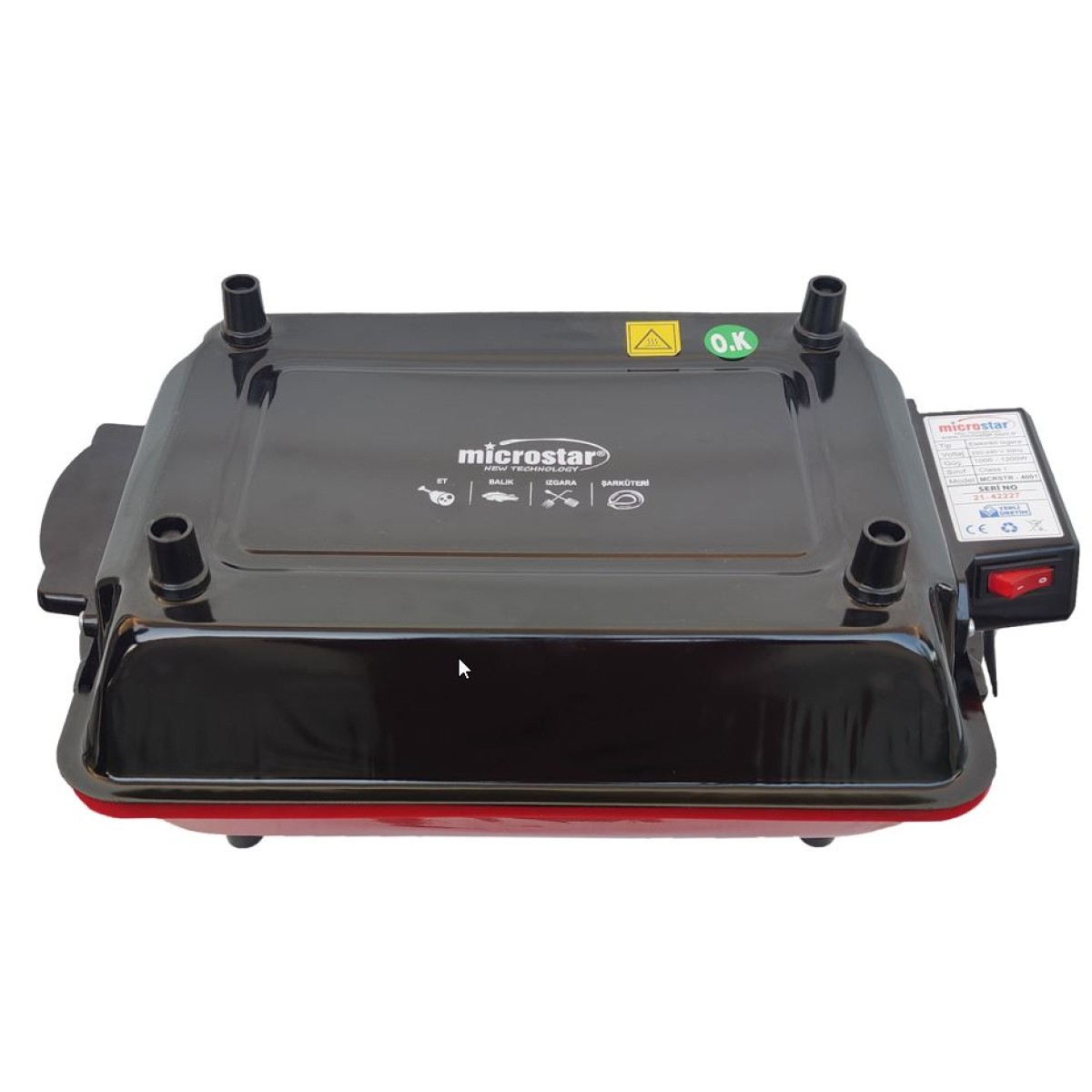 MICROSTAR MSR-2100 Ψησταριά Σχάρας 2 in 1