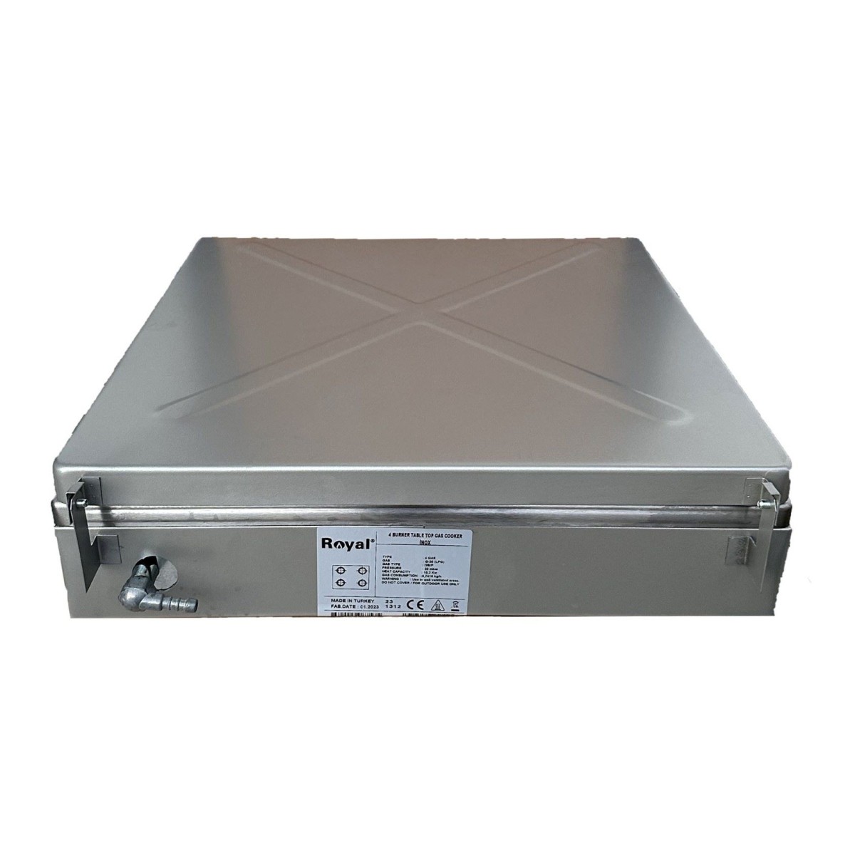 ROYAL OC-39IN 4 GAS INOX Επιτραπέζια Εστία