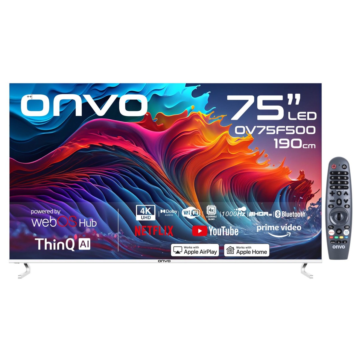 ONVO OV75F500 WEBOS SMART LED TV