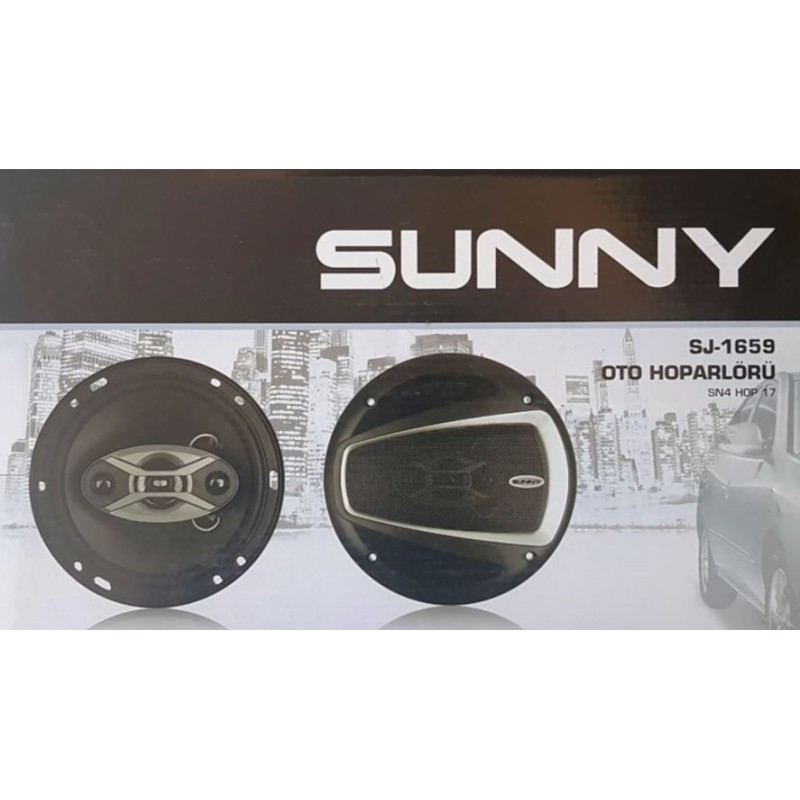 SUNNY SJ1659 SET 2PCS ΗΧΕΙΑ ΑΥΤΚΙΝΙΤΟΥ (SN4HOP17)