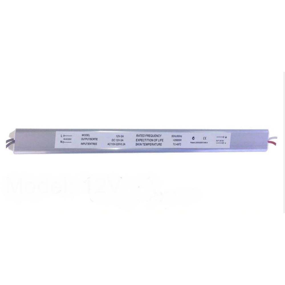 SUPER SLIM POWER SUPPLY 12V-3A-36W